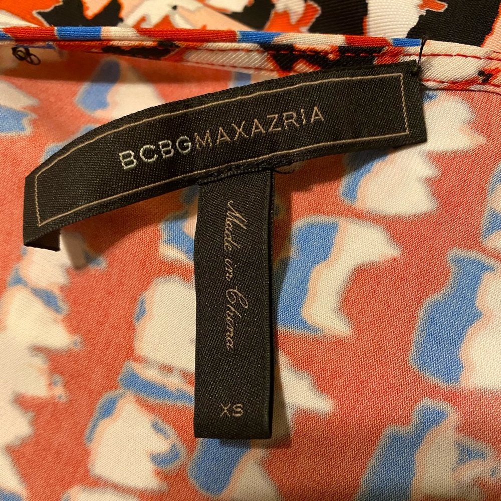 Bcbgmaxazria Multicolor Adele Printed Wrap Dress - image 7